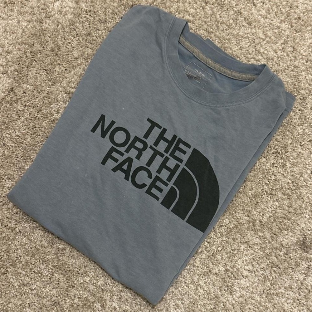 North Face Classic Logo Fit T-Shirt | Washed Blue | Large